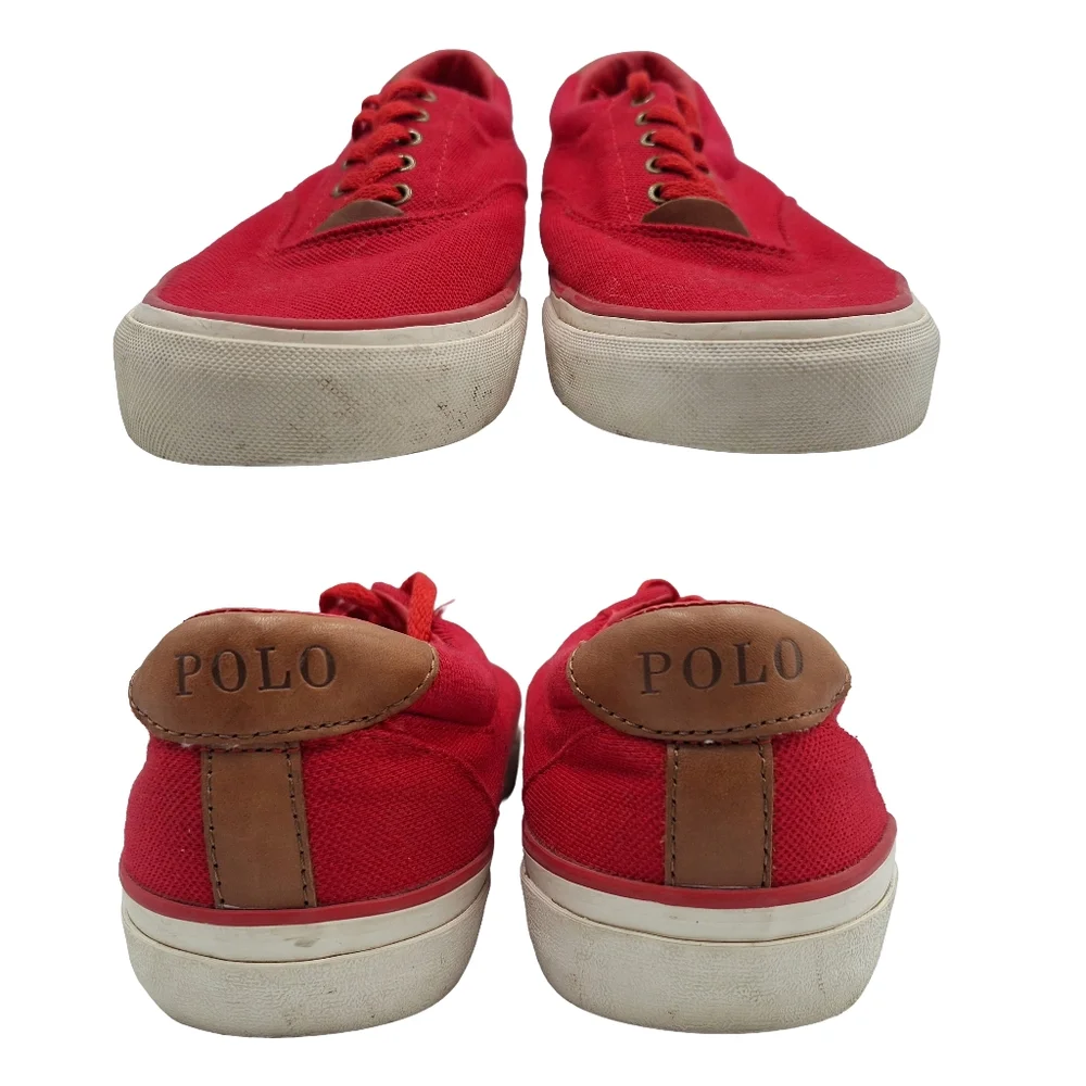 Polo Ralph Lauren Thorton 2 Red Sneakers - Picture 4 of 6